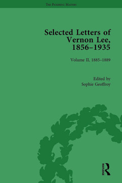 Couverture de l’ouvrage Selected Letters of Vernon Lee, 1856–1935