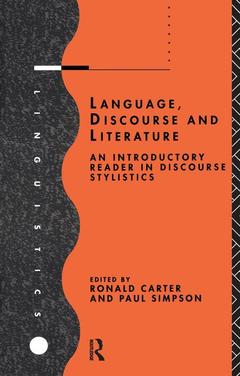 Couverture de l’ouvrage Language, Discourse and Literature