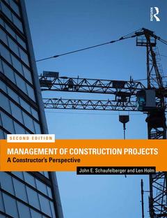 Cover of the book Management of Construction Projects