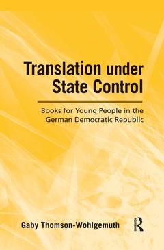 Couverture de l’ouvrage Translation Under State Control