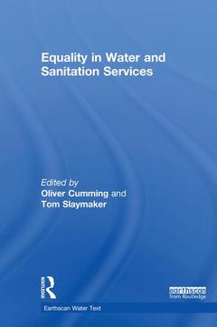Cover of the book Equality in Water and Sanitation Services