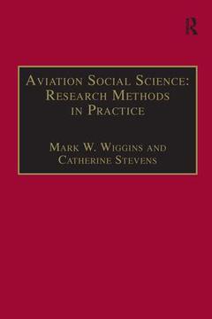 Couverture de l’ouvrage Aviation Social Science: Research Methods in Practice