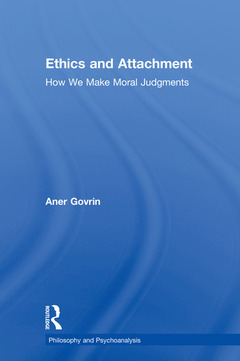 Couverture de l’ouvrage Ethics and Attachment