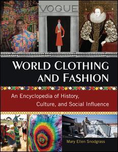 Couverture de l’ouvrage World Clothing and Fashion