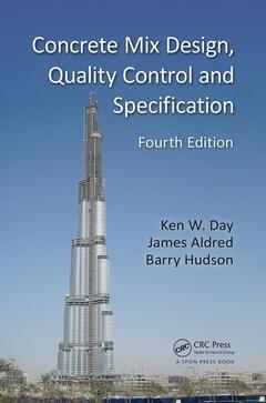 Couverture de l’ouvrage Concrete Mix Design, Quality Control and Specification