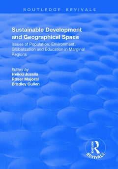 Couverture de l’ouvrage Sustainable Development and Geographical Space