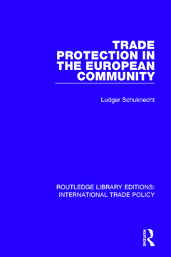 Cover of the book Trade Protection in the European Community