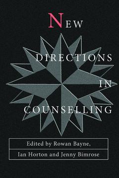 Couverture de l’ouvrage New Directions in Counselling