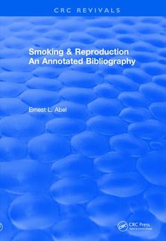 Couverture de l’ouvrage Revival: Smoking and Reproduction (1984)