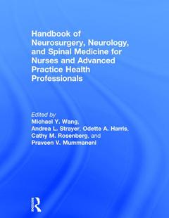 Cover of the book Handbook of Neurosurgery, Neurology, and Spinal Medicine for Nurses and Advanced Practice Health Professionals