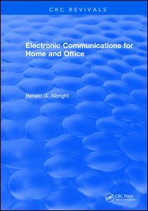 Couverture de l’ouvrage Electronic Communications for the Home and Office