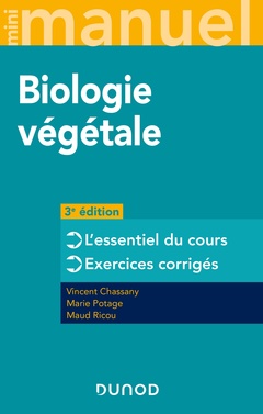 Couverture de l’ouvrage Mini Manuel de Biologie végétale - 3e éd. - Cours + QCM