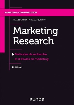 Couverture de l’ouvrage Marketing Research - 2e éd. - Méthodes de recherche et d'études en marketing - Labellisé FNEGE