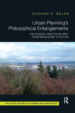 Couverture de l’ouvrage Urban Planning's Philosophical Entanglements
