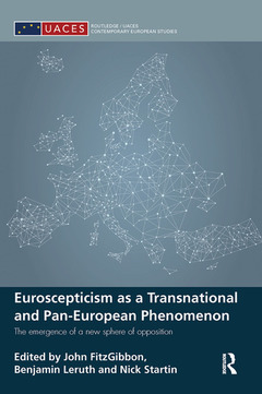 Couverture de l’ouvrage Euroscepticism as a Transnational and Pan-European Phenomenon