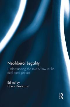 Couverture de l’ouvrage Neoliberal Legality