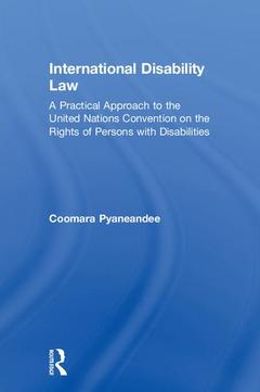 Couverture de l’ouvrage International Disability Law