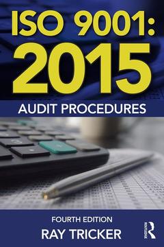 Couverture de l’ouvrage ISO 9001:2015 Audit Procedures