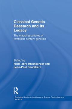 Cover of the book Classical Genetic Research and its Legacy