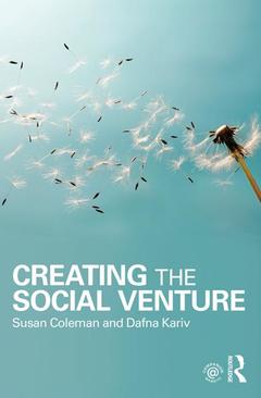 Couverture de l’ouvrage Creating the Social Venture