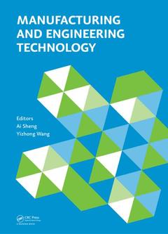 Couverture de l’ouvrage Manufacturing and Engineering Technology (ICMET 2014)