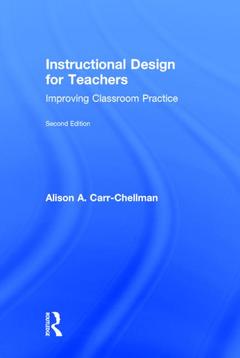 Couverture de l’ouvrage Instructional Design for Teachers