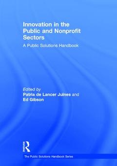 Couverture de l’ouvrage Innovation in the Public and Nonprofit Sectors