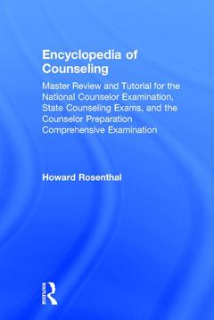 Couverture de l’ouvrage Encyclopedia of Counseling