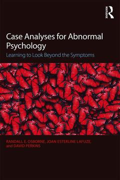 Couverture de l’ouvrage Case Analyses for Abnormal Psychology