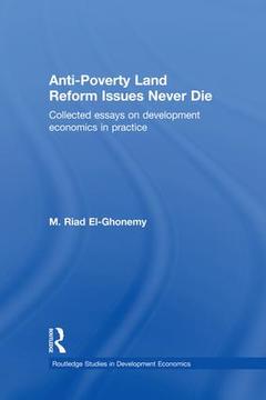 Couverture de l’ouvrage Anti-Poverty Land Reform Issues Never Die