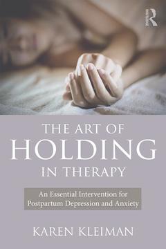 Couverture de l’ouvrage The Art of Holding in Therapy