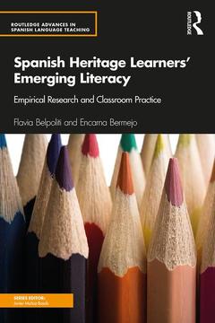 Couverture de l’ouvrage Spanish Heritage Learners' Emerging Literacy
