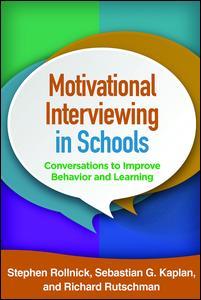 Couverture de l’ouvrage Motivational Interviewing in Schools