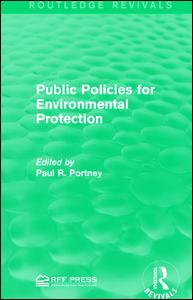 Couverture de l’ouvrage Public Policies for Environmental Protection