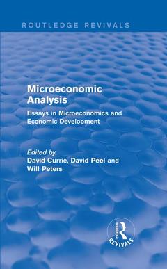 Couverture de l’ouvrage Microeconomic Analysis (Routledge Revivals)