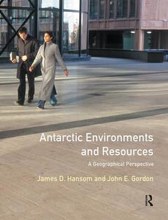 Couverture de l’ouvrage Antarctic Environments and Resources