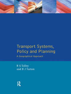 Couverture de l’ouvrage Transport Systems, Policy and Planning
