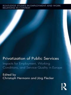 Couverture de l’ouvrage Privatization of Public Services