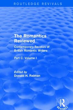 Couverture de l’ouvrage The Romantics Reviewed