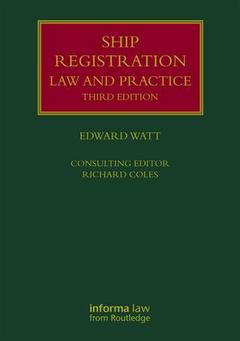 Couverture de l’ouvrage Ship Registration: Law and Practice