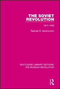 Couverture de l’ouvrage The Soviet Revolution