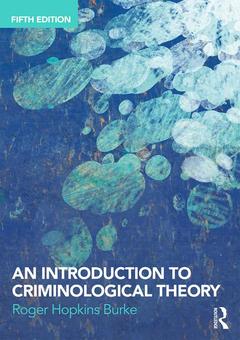 Couverture de l’ouvrage An Introduction to Criminological Theory