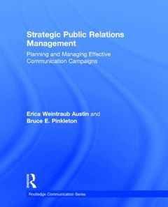 Couverture de l’ouvrage Strategic Public Relations Management