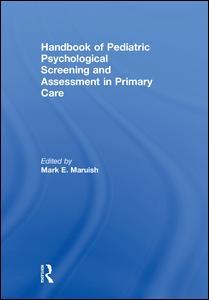 Couverture de l’ouvrage Handbook of Pediatric Psychological Screening and Assessment in Primary Care