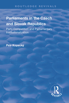 Cover of the book Parliaments in the Czech and Slovak Republics