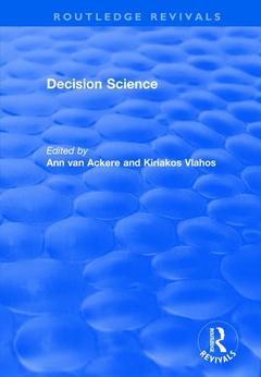 Couverture de l’ouvrage Decision Science
