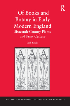 Couverture de l’ouvrage Of Books and Botany in Early Modern England