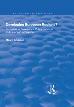 Couverture de l’ouvrage Developing European Regions?