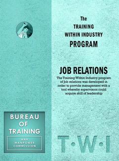 Couverture de l’ouvrage Training Within Industry: Job Relations