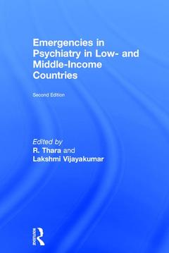 Couverture de l’ouvrage Emergencies in Psychiatry in Low- and Middle-income Countries